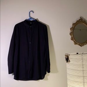 Navy Blue oversized women’s shirt